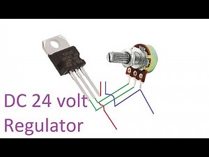 Dc to Dc voltage regulator 24volt using Transistor | Fan speed controller | Led brightness Control