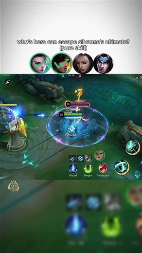 who else can escape silvanna's ultimate? #MLBBCreator #MLBBALLSTAR