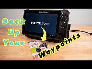 Backing up your waypoints Simrad or Lowrance