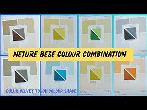 Colour combination chart || colour code combination || Dulux velvet touch colour shade || #dulux