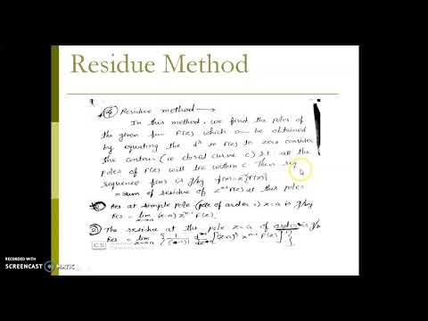 Inverse Z Transform& Solution of difference equations