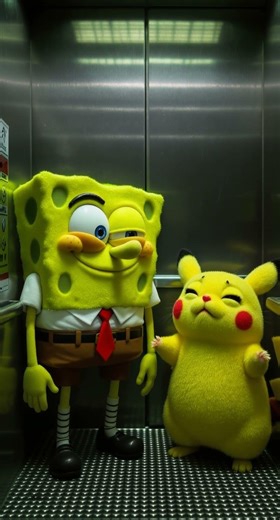 SpongeBob vs. Pikachu Elevator