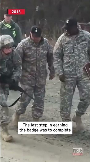 Army Captain Refuses to Give Up During Grueling March #shorts