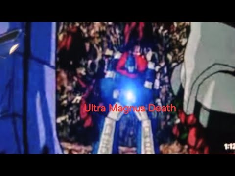 TRANSFORMERS THE MOVIE ULTRA MAGNUS DEATH