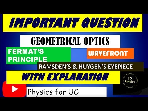 IMPORTANT QUESTIONS ON GEOMETRICAL OPTICS | WAVE OPTICS | PHYSICS | BSC UG NEP PHYSICS