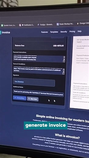 Free Online Invoice Generator for Small Businesses.