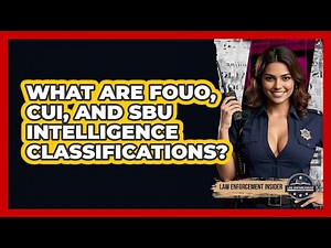 What Are FOUO, CUI, And SBU Intelligence Classifications? - Law Enforcement Insider
