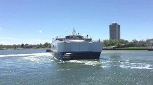 3.2K views · 115 reactions | A quick spin and the Lake Express is headed back onto Lake Michigan after demonstrating the speed and maneuverability that help the fast ferry make 4 Lake Michigan crossings a day in spring and 6 a day in the summer months. | Lake Express High Speed Ferry | Facebook
