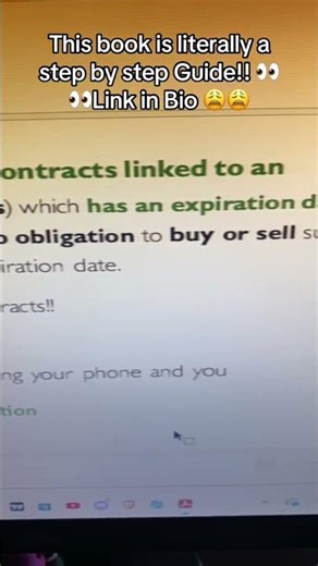 Learn how to trade options! Book link in bio