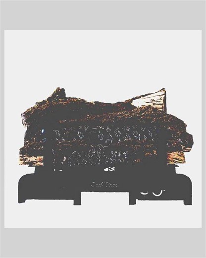 Buck Stove 32,000 BTU Thermostatic Liquid Propane Ceramic Log Set GL CR18MODLP