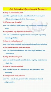 Job Interview #reels #facebook #jobs | Learn with Ishani