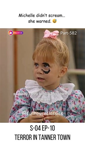 Full House Classics on Instagram: "Part 582 | S4 E10: “Terror in Tanner Town” Danny starts dating Cindy, a woman from his dry cleaner, and invites her and her mischievous son Rusty into the Tanner household. While Danny is excited and hopeful about this new relationship, the rest of the family quickly realizes that Rusty is a master prankster. What begins as harmless fun escalates into full-blown chaos—messy dinners, sabotaged rooms, trapped family members, and hijacked camcorder tapes. Michelle