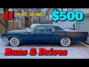 $500 - $2,500: 11 Classic Cars For Sale Today! – Affordable Project Cars!