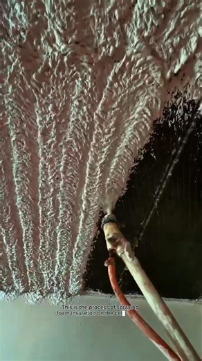 Spray Foam Insulation Installation on Ceiling | Professional Thermal Insulation Process