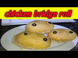 CHICKEN BRIDGE ROLL RECIPE WITHOUT OVEN WITH HOMEMADE BREAD BY SATRUNGIFOODS