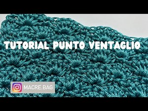Complete crochet fan stitch tutorial