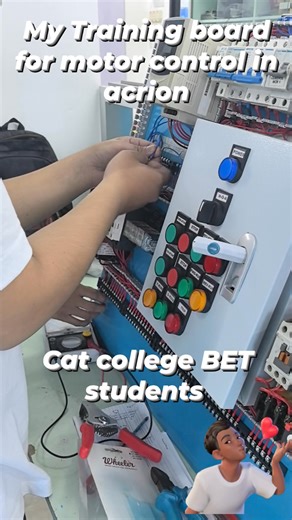 Motor control training board. #ChooseCATC #santoscapellan #catcollage | Santos Capellan