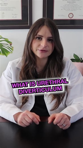 Alexandra Dubinskaya MD, FACOG, NCMP, IF on Instagram: "💧 “Ever heard of a urethral diverticulum?” ㅤ It’s a small pocket or pouch that forms along the urethra—kind of like a little “outpouching” where urine or bacteria can get trapped. ㅤ Common symptoms include: 🔥 Pain with urination or sex 💧 Post-void dribbling (that annoying leak after you thought you were done) 🎈 A tender lump or fullness near the vaginal wall ㅤ The bad news: Because it can mimic a UTI, it’s of
