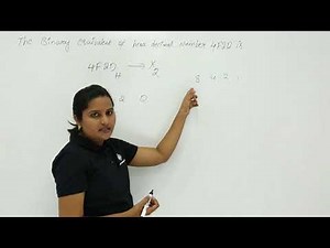 Hexa to Binary Conversion Example 2