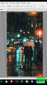 Photoshop TRICK to Create RAIN Effect 😎🌧 #shorts #photoshop #tutorial