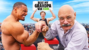 No One Can Beat This 70 Year Old Grandpa at Arm Wrestling! 🤯 | Brandon William