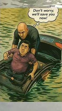 Hero Saves Man Through Sunroof😧 #shorts