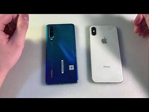 Huawei P30 vs iPhone X