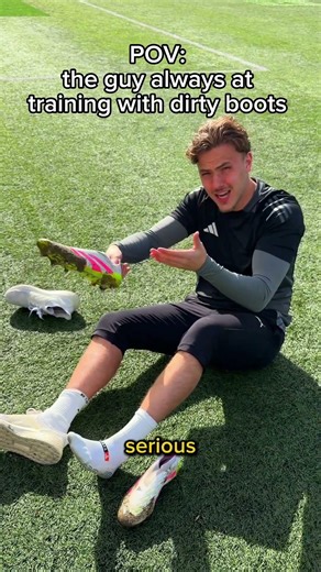 POV: the guy that always turns up to training with muddy boots 🫣🧼 #footballboots #soccer