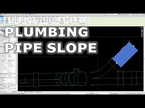 Revit MEP Plumbing Pipe Slope