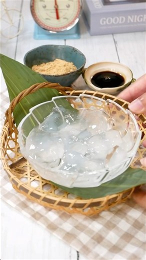 火を使わない！片栗粉で作るとろんとろんわらびもち #簡単レシピ #おうちカフェ #recipe #food