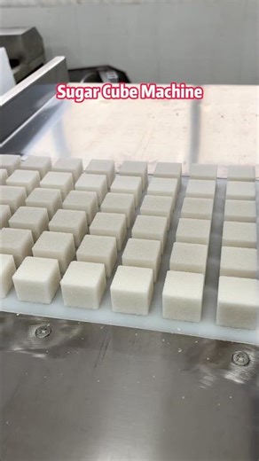 Semi-automatic Sugar Cube Machine,Sugar Cube Press 100kh/h capacity.#sugarcubemachine#cubemaker