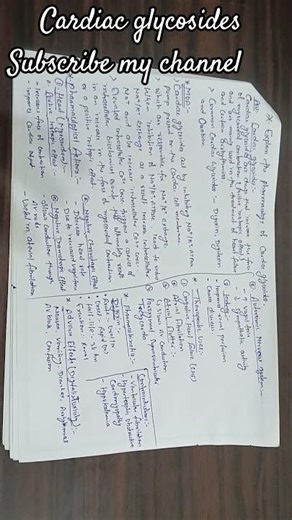#Cardiac glycosides Pharmacology