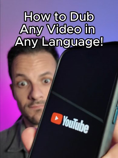 Watch YouTube Videos Dubbed in Any Language with AI Extension