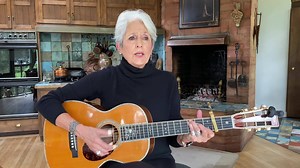 1.6M views · 48K reactions | Joan Baez sings "Imagine" (songwriters: John Lennon and Yoko Ono) for the world during this time of the COVID-19 pandemic crisis as an offering of strength and courage. (More videos soon to come.) | Joan Baez | Facebook