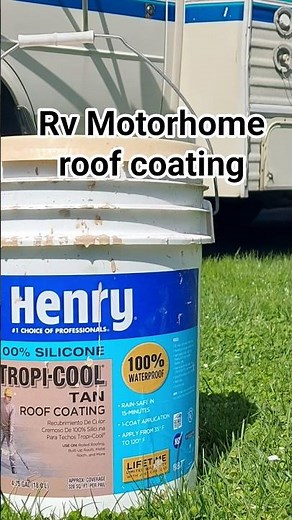 Henry Tropi-cool RV Motorhome roof coating