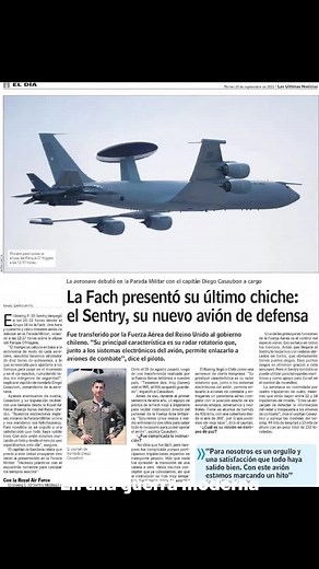 E-3D Sentry: El ojo estratégico de la FACh
