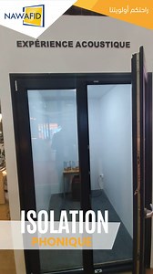 🔊✨ Expérience Acoustique en Action ! Découvrez l'efficacité de l'isolation phonique avec les portes et fenêtres PVC NAWAFID. #Nawafid #IsolationPhonique #PortesEtFenetresPVC #ExperienceAcoustique #TranquilliteChezSoi #InnovationDomestique | Nawafid