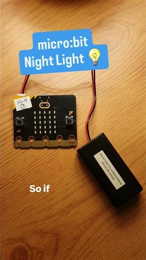 Create a micro:bit night light. Getting started with the micro:bit.