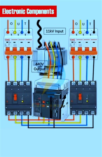 Step Down Transformer with ACB,MCCB and MCB Connection #electrician #electricity #electricalengineering #electronicmusic #foryouシ #reelfb #fypシ #videos #fbreelsvideo | 𝐄𝐥𝐞𝐜𝐭𝐫𝐨𝐧𝐢𝐜 𝐂𝐨𝐦𝐩𝐨𝐧𝐞𝐧𝐭𝐬