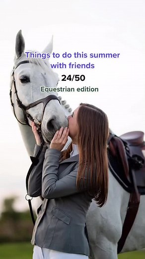 [ 24 / 50 ] 💕 || ( idea from: @marion ✨💗 ) ⬅️ Go follow her! // #amyfleming #horses #showjumper #showjumpinghorse #horse #equestrian #tricktraininghorses #equestrianlifestyle #westernhorse #ponylovers #equestriansummer