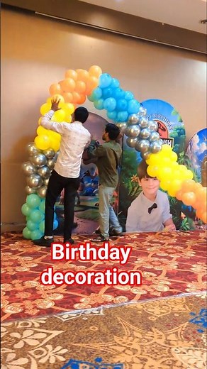 Birthday decoration ideas 💡 At home 😄 #balloon #balloondecoration #birthday #diy #party