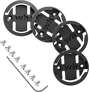 Bike Computer Mount for Wahoo - 4 Pcs Mount Insert Adapter for Wahoo Elemnt Bolt Mini Roam Out Front Bike Mount, Cycling Computer Mounts Replacement Base