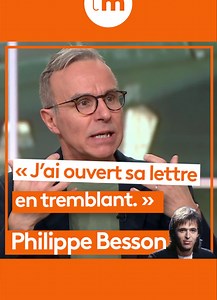 "Il a toujours su garder sa simplicité" Le romancier Philippe Besson explique pourquoi il adore Jean-Jacques Goldman (comme nous tous) et révèle qu'il a reçu une lettre de son idole... 📚🧡🎵 | Télématin