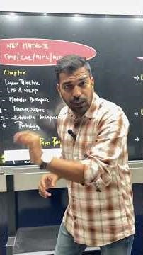 NEP Maths-3 Weightage, Paper Pattern & Module Preference || Comps/CSE/AIML/AIDS