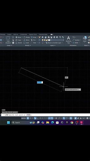 Line, Circle & Escape #autocad #autocadhindi #btech #shorts #viral #trending #trendingshorts #funny