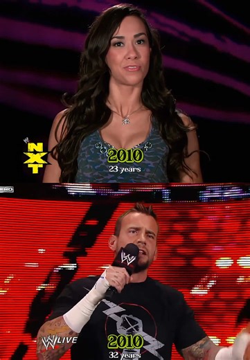 AJ Lee & CM Punk through the years #ajlee #cmpunk #evolution #throughtheyears #wwe