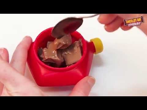 Chocolate Bar Maker Demo Video - Using your filling pocket