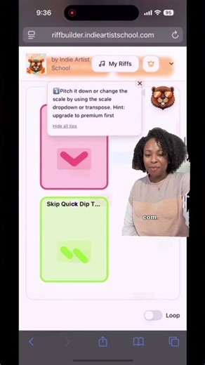 Try riff builder to create save and practice your own riffs and runs! #rnbmusic #vocalcoacj #riffs