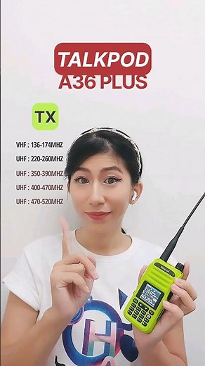 EXCELLENT MULTIBAND & MULTIFUNCTION ANALOG RADIO TALKPOD A36 PLUS! #ANALOG #TALKPOD #A36PLUS