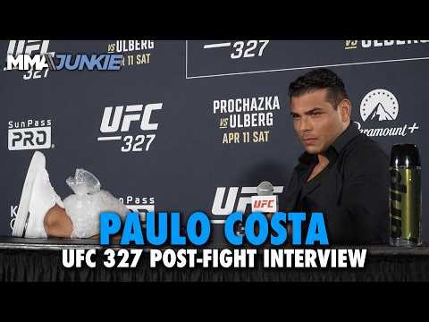 Paulo Costa sees himself in title talks at 205, reacts to Carlos Ulberg's KO win | UFC 327